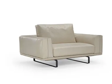 TEMPO - Upholstered armchair with armrests by Natuzzi Italia - view 2
